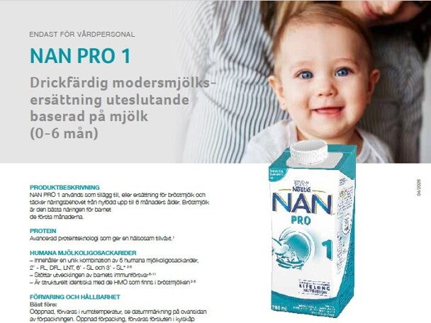 Produktblad NAN Pro 1 Drickfärdig