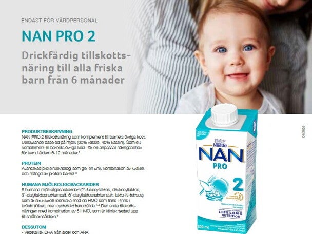 Produktblad NAN PRO 2