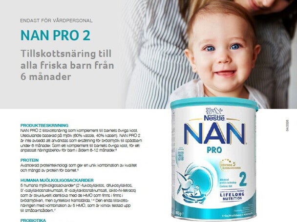 Produktblad NAN PRO 2