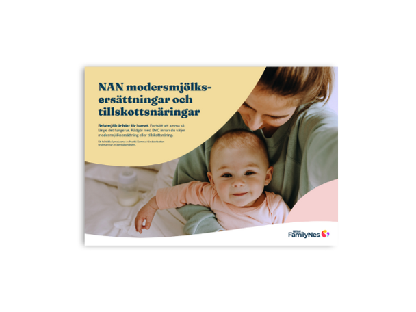 Avrivningsblock: NAN modersmjölkersättningar och tillskottsnäringar