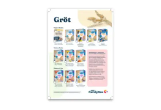 Avrivningsblock Gröt