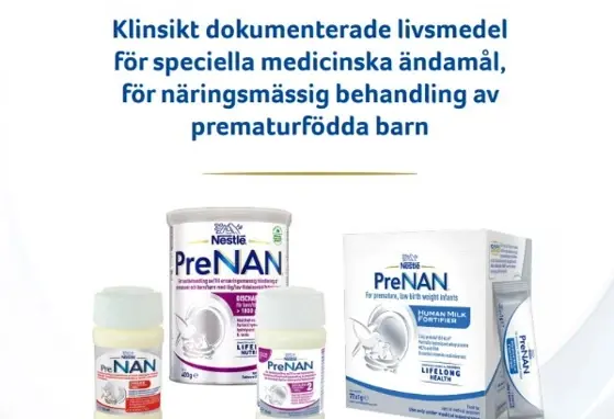 Pediatriska specialprodukter PreNAN