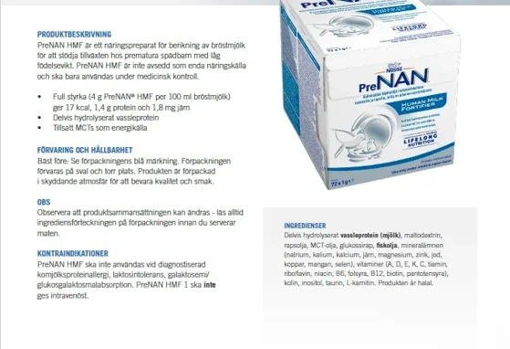 PreNAN Human Milk Fortifier