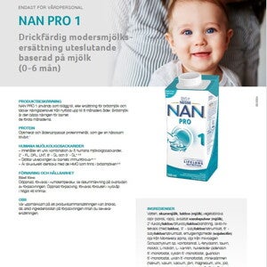 Produktblad NAN Pro 1 Drickfärdig